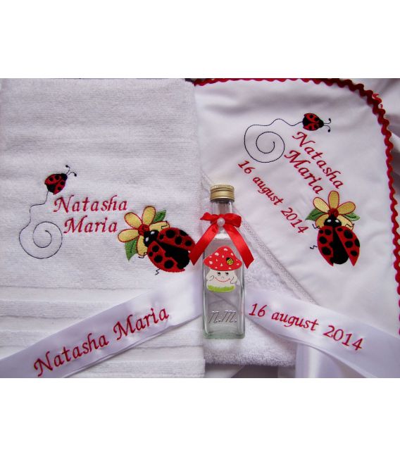 Trusou botez personalizat Buburuza