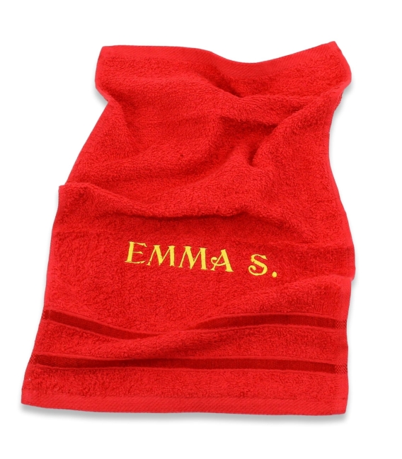 Set saculet gradinita si prosopel personalizate Emma