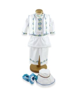 Trusouri botez traditionale - Trusou botez traditional băieți complet Viorel