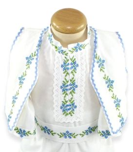 Trusouri botez traditionale - Trusou botez traditional băieți complet Viorel