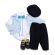 Set trusou bebe strumf personalizat cu jucarii  - Trusouri  Botez Complete